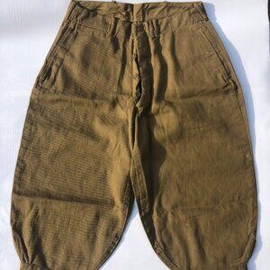 Vintage Trousers Breeches Button Down Buckle Cuff